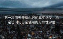 第一次用天美糖心时的真实感受：稳定访问与日常使用的可靠性评估