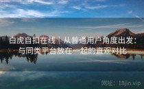 白虎自扣在线｜从普通用户角度出发：与同类平台放在一起的直观对比