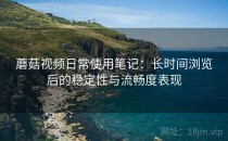 蘑菇视频日常使用笔记：长时间浏览后的稳定性与流畅度表现