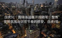 白虎91｜围绕体验展开的随笔：整体使用氛围与浏览节奏的感受，白虎t恤