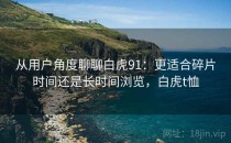 从用户角度聊聊白虎91：更适合碎片时间还是长时间浏览，白虎t恤