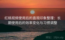 红桃视频使用后的直观印象整理：长期使用后的效率变化与习惯调整