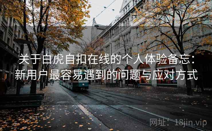 关于白虎自扣在线的个人体验备忘:新用户最容易遇到的问题与应对方式 第2张 关于白虎自扣在线的个人体验备忘:新用户最容易遇到的问题与应对方式 第2张