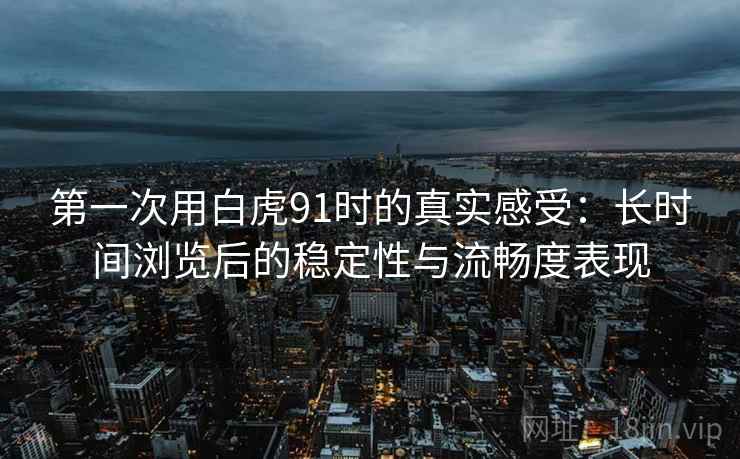 第一次用白虎91时的真实感受：长时间浏览后的稳定性与流畅度表现  第2张