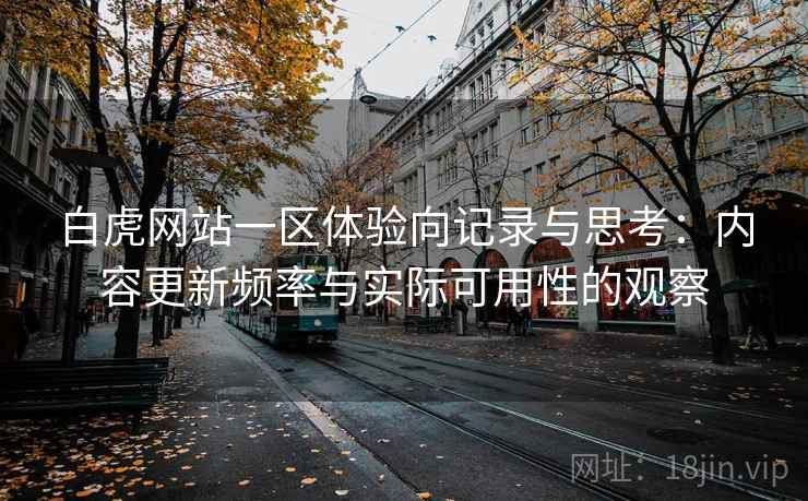 白虎网站一区体验向记录与思考：内容更新频率与实际可用性的观察  第1张