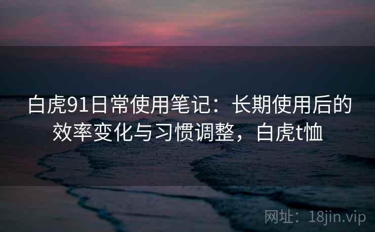 白虎91日常使用笔记：长期使用后的效率变化与习惯调整，白虎t恤  第2张