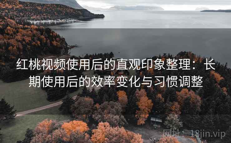 红桃视频使用后的直观印象整理：长期使用后的效率变化与习惯调整  第2张