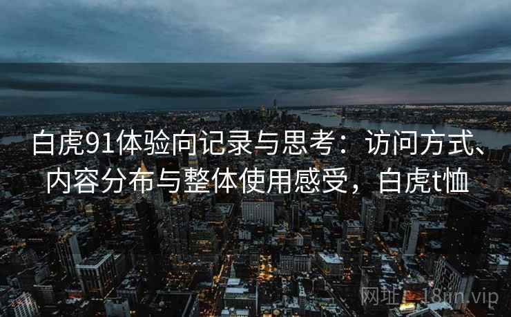 白虎91体验向记录与思考：访问方式、内容分布与整体使用感受，白虎t恤  第2张