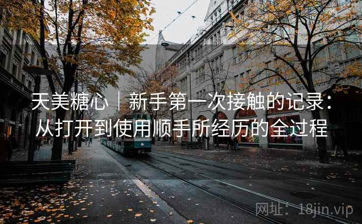 天美糖心｜新手第一次接触的记录：从打开到使用顺手所经历的全过程  第1张