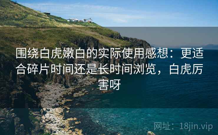 围绕白虎嫩白的实际使用感想：更适合碎片时间还是长时间浏览，白虎厉害呀  第1张