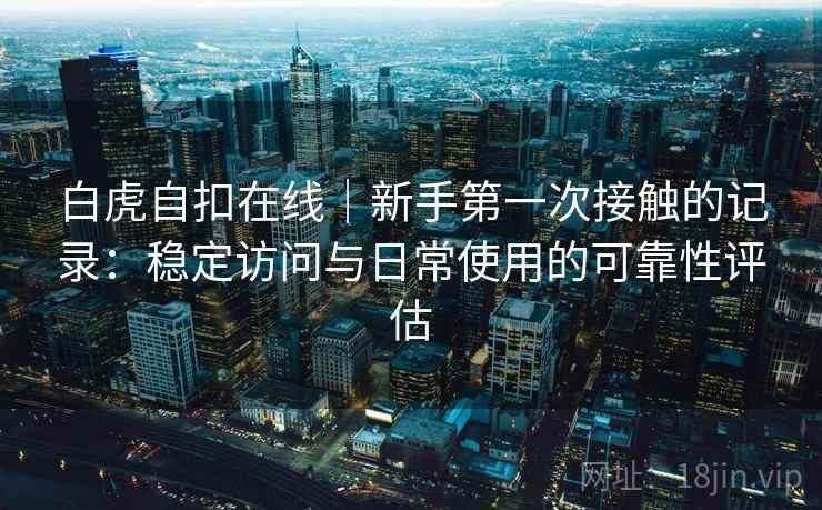 白虎自扣在线｜新手第一次接触的记录：稳定访问与日常使用的可靠性评估  第1张